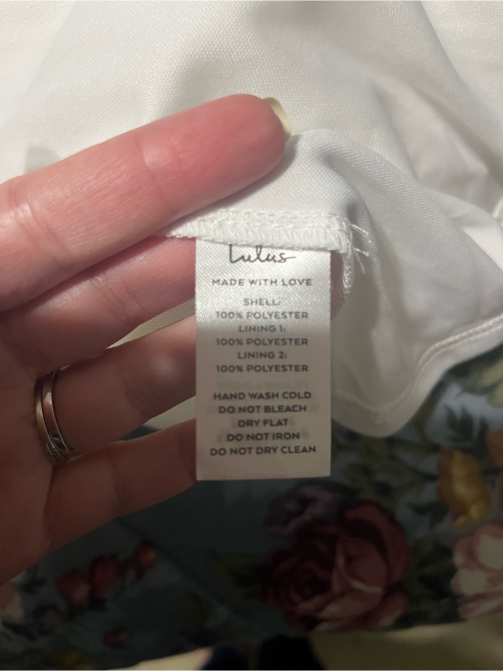 Lulus 3D Flower Appliqué Dress NWT Size Medium - Picture 11 of 13
